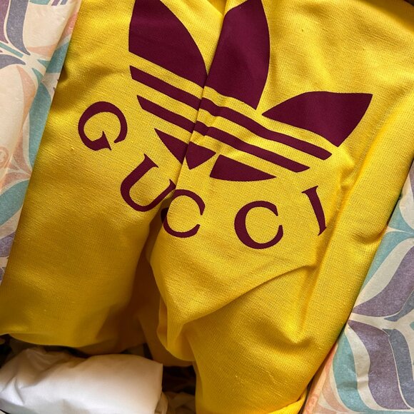 NWT women's GUCCI adidas x GUCCI GG Platform Sandal 702398 size42 - Picture 5 of 6